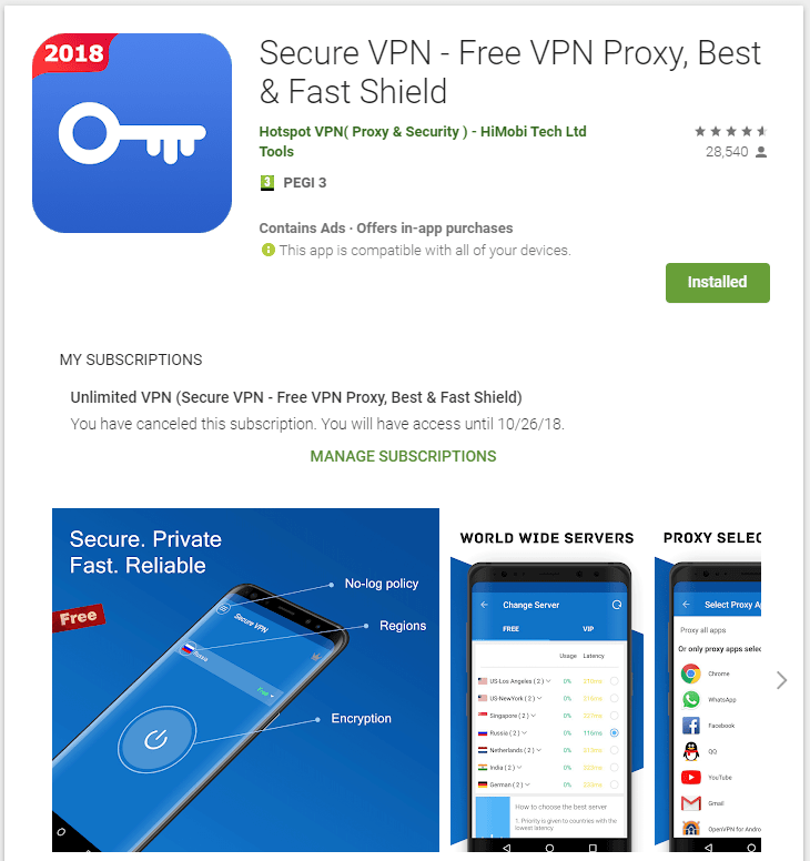 免费VPN应用程序:中国所有,秘密公司和弱隐私 免费VPN应用程序:中国所有,秘密公司和弱隐私